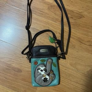 sloth crossbody purse